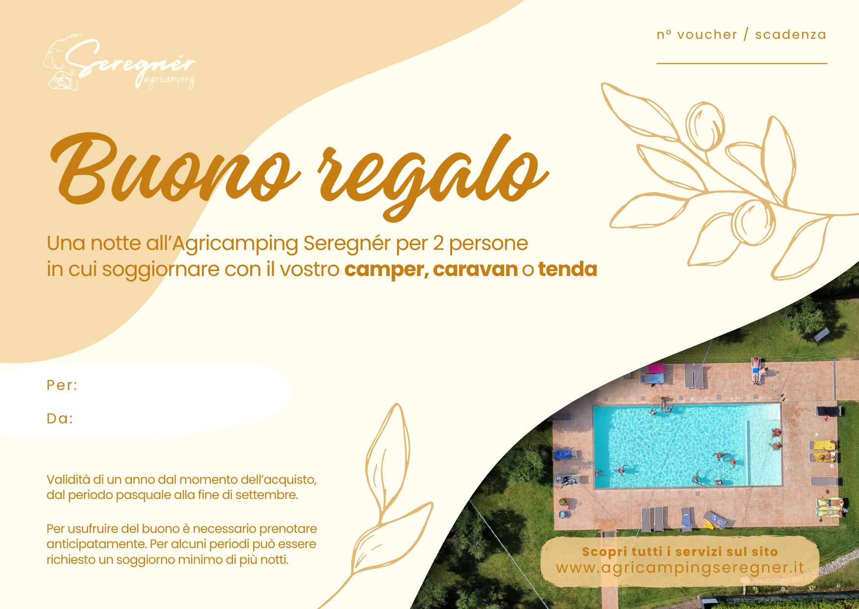 buono regalo camper